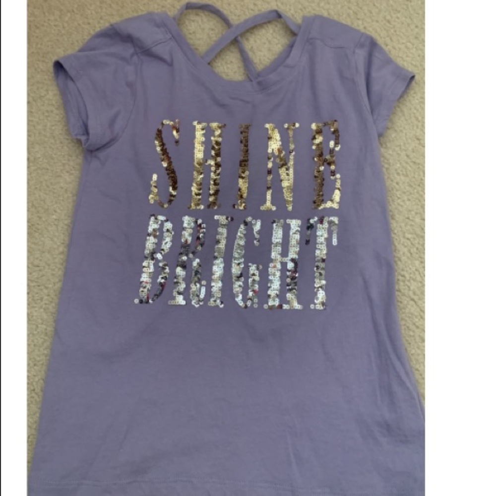 A cute dazzling purple shirt